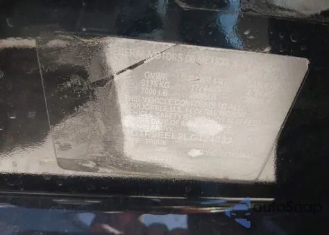 2020 GMC Sierra 1500 4Wd Short Box At4 из США, поврежденный, VIN 3GTP9EEL2LG124033